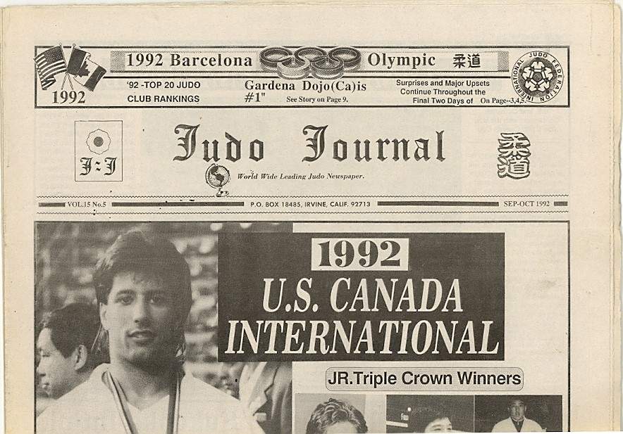 09/92 Judo Journal Newspaper